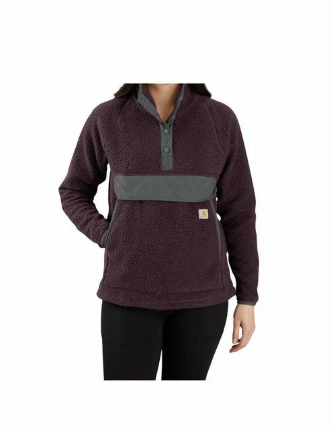 Carhartt Sweatshirt Carhartt Fleece Pullover dunkellila günstig online kaufen