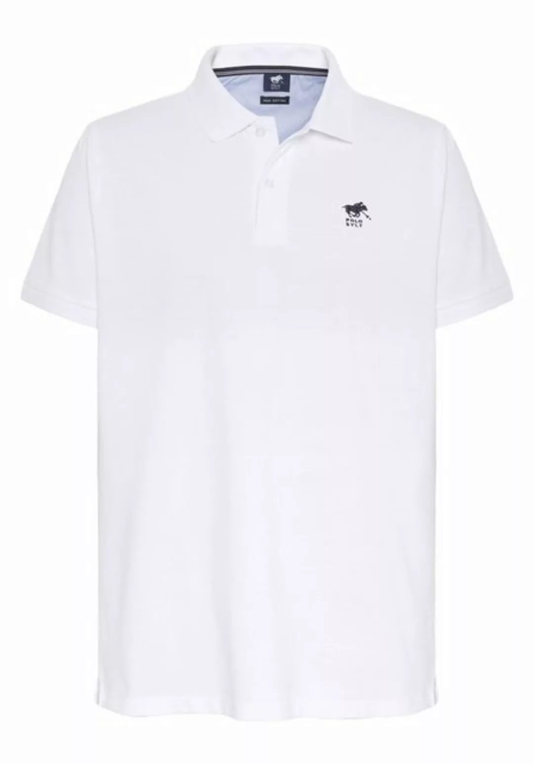 Polo Sylt Poloshirt im puristischen Design mit Label-Stitching günstig online kaufen