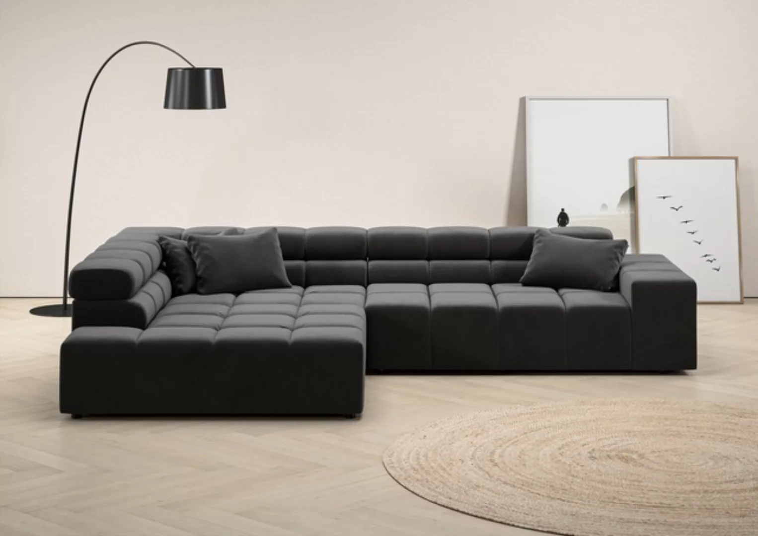 INOSIGN Ecksofa »Ancona incl. Kopfteilverstellung, Breite 319cm, L-Form«, w günstig online kaufen