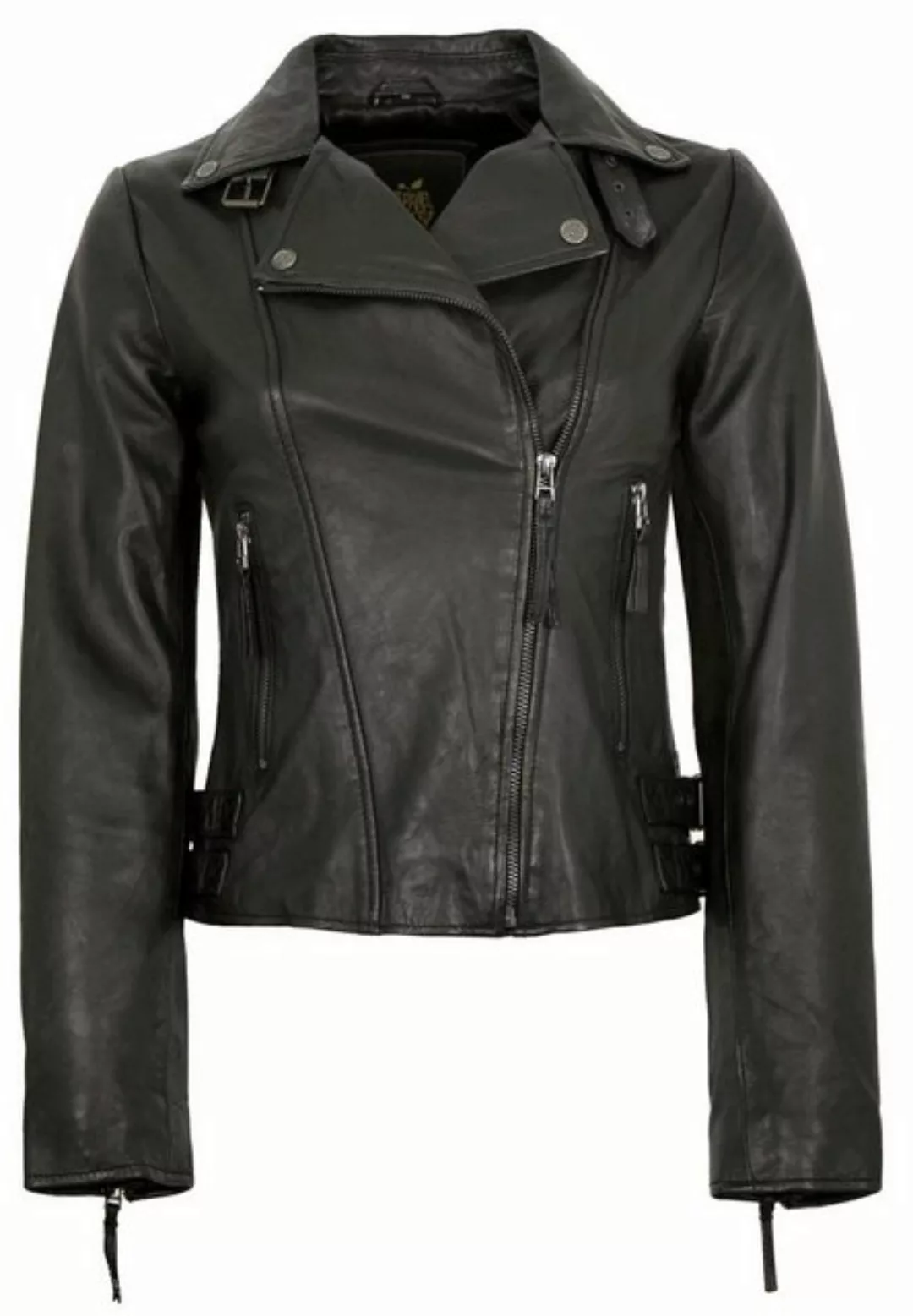 Apple of Eden Lederjacke AOE-120 Apple of Eden - Damen Lederjacke Bikerjack günstig online kaufen