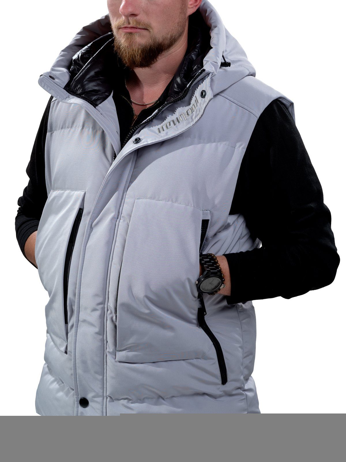 Poolman Steppweste Herren-Steppweste "Poolman" P2304.715 unifarben, günstig online kaufen