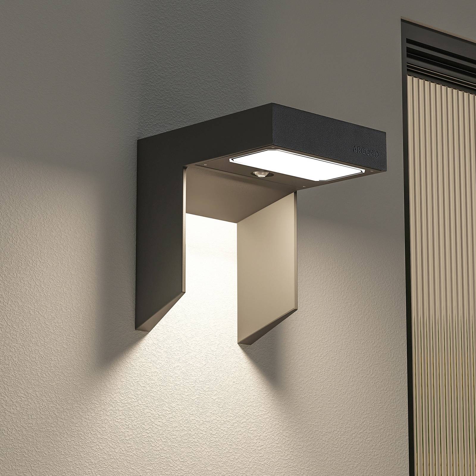 Arcchio Dynorma LED-Außenwandlampe mit Sensor günstig online kaufen