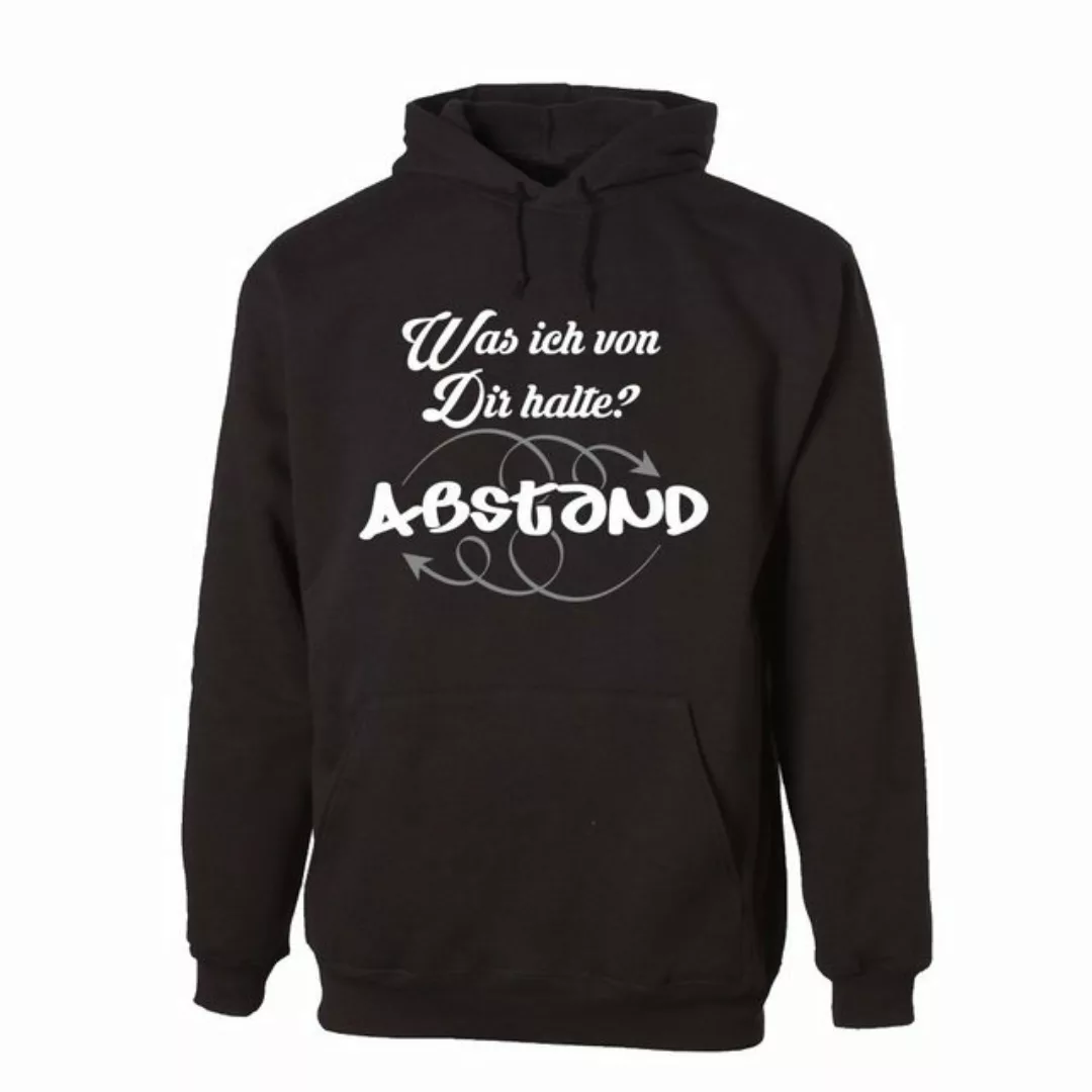 G-graphics Hoodie Was ich von Dir halte? Abstand mit trendigem Frontprint, günstig online kaufen