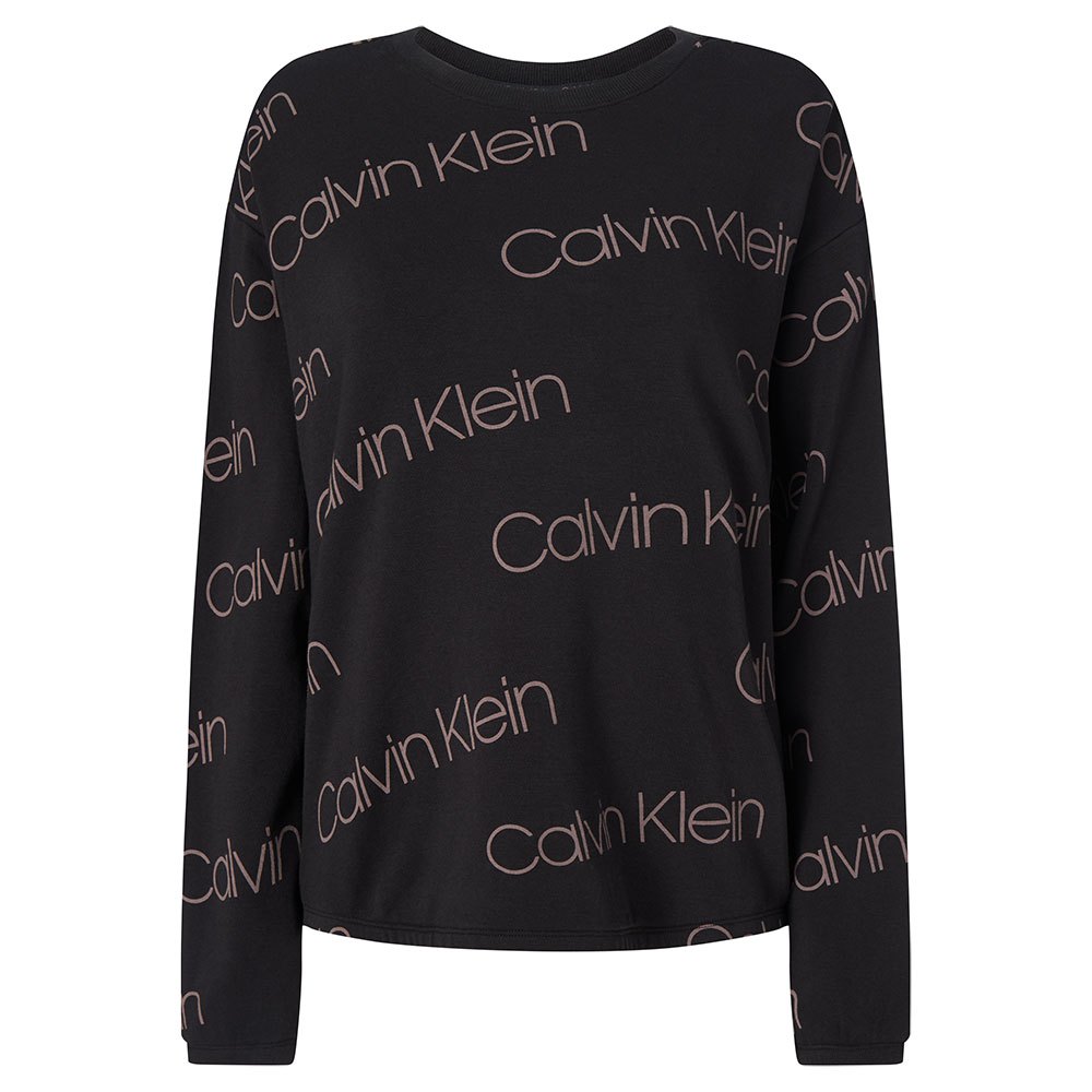 Calvin Klein Underwear Long Sleve Sweatshirt XS Diagonal Icon Logo Print / günstig online kaufen