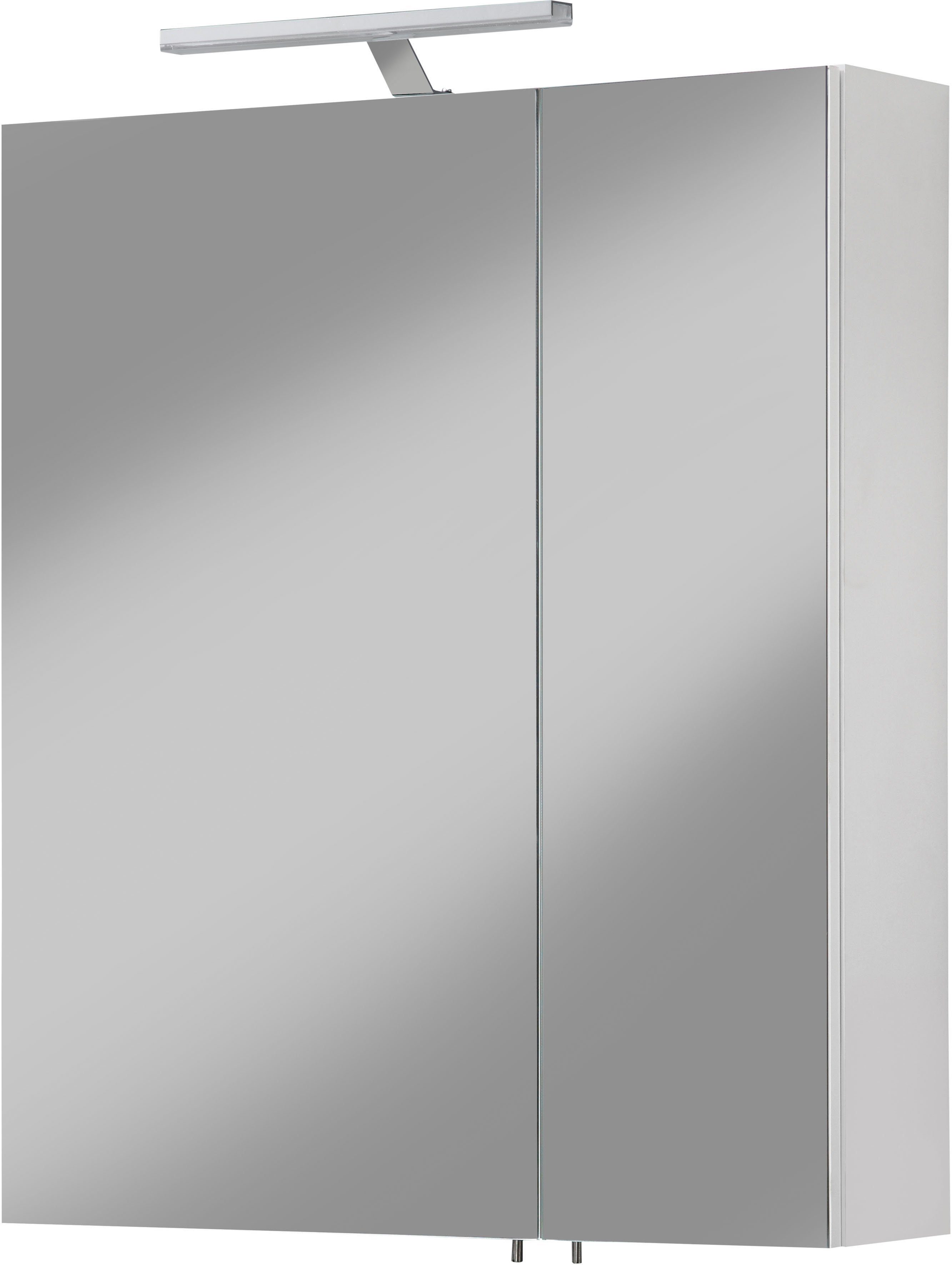 welltime Spiegelschrank "Torino", Breite 60 cm, 2-türig, LED-Beleuchtung, S günstig online kaufen