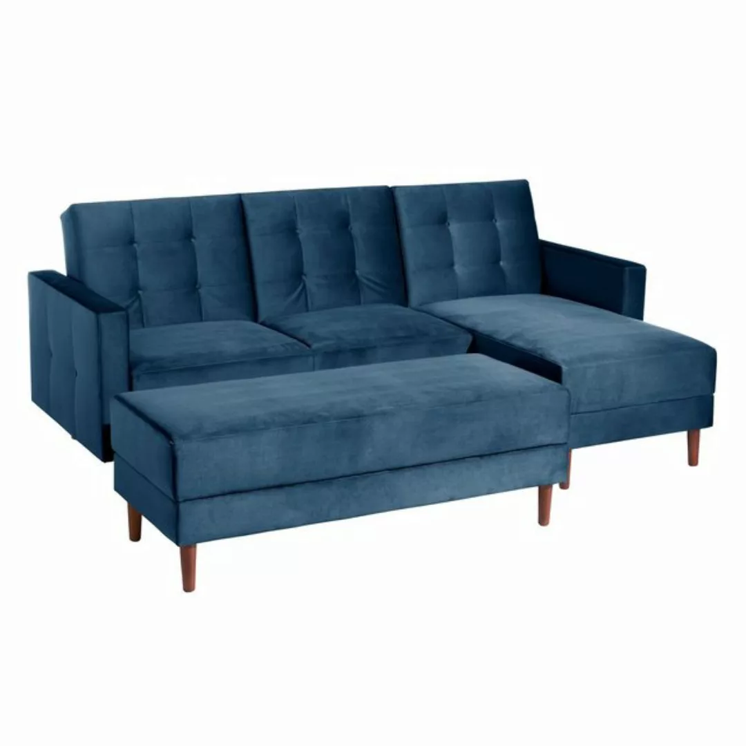 Max Winzer® Sofa Easy Relax, Funktionssofa mit Hocker Samt günstig online kaufen