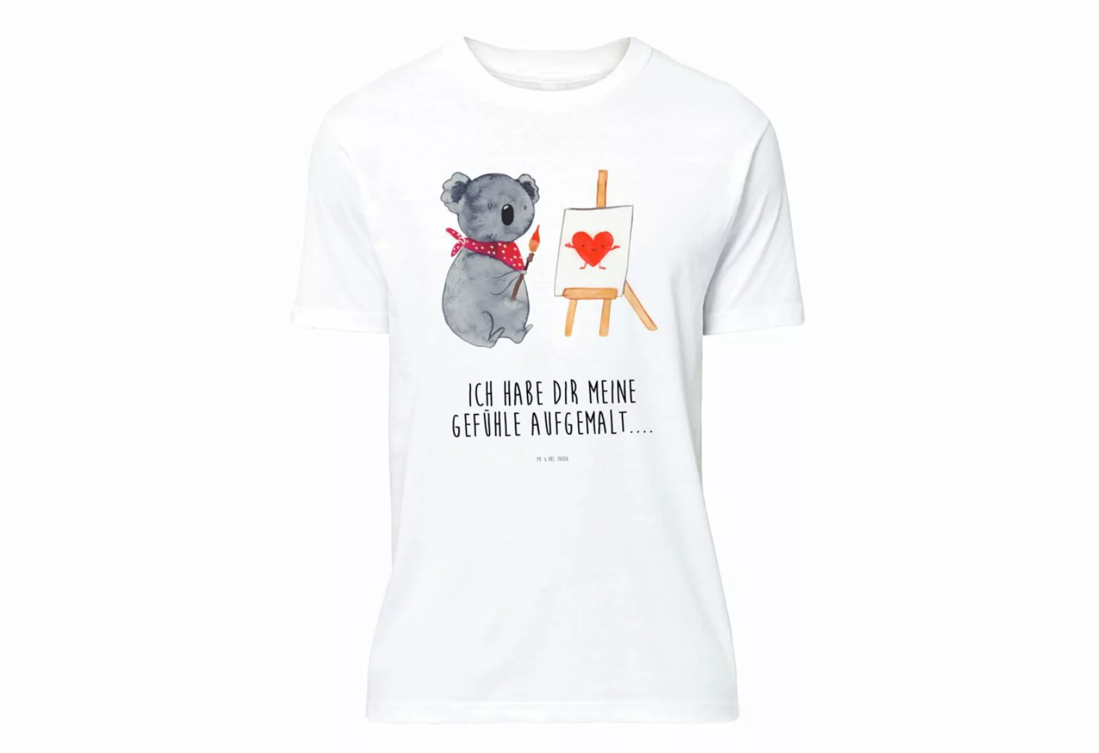 Mr. & Mrs. Panda T-Shirt Koala Künstler - Weiß - Geschenk, Herrn, Geburstag günstig online kaufen
