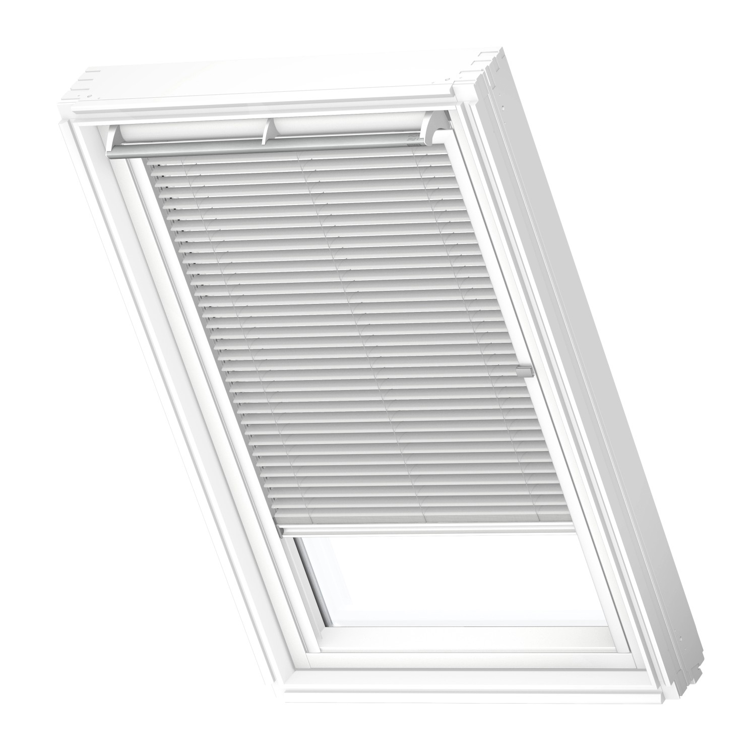 Velux Jalousie Manuell PAL U04 7057SWL 134 cm x 98 cm Silber Gebürstet günstig online kaufen