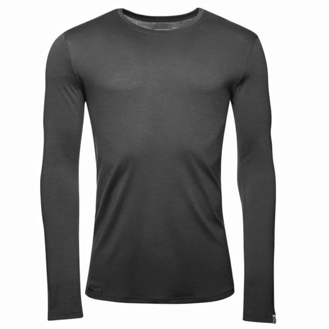 Kaipara - Merino Sportswear Langarmshirt Merino Longsleeve Herren Slimfit 2 günstig online kaufen