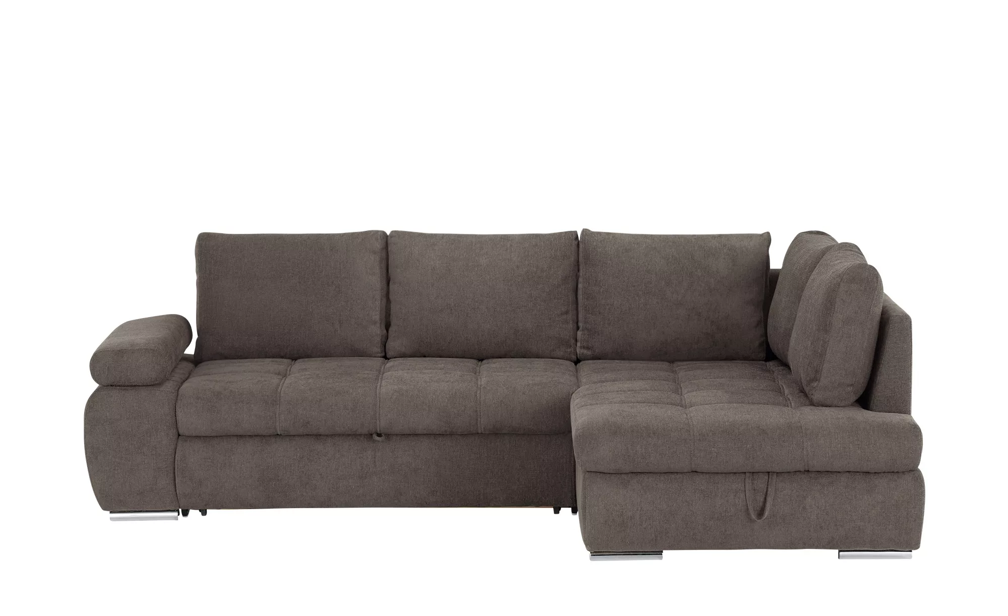 switch Ecksofa aus Flachgewebe Sky ¦ braun ¦ Maße (cm): B: 265 H: 89 T: 175 günstig online kaufen