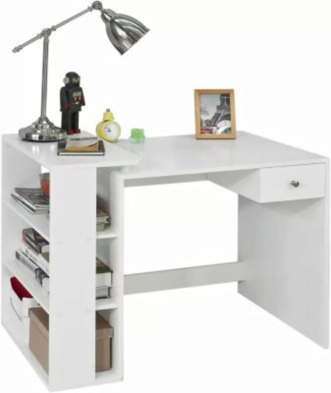 SoBuy® Schreibtisch Arbeitstisch Computertisch Bürotisch mit 1 Schublade un günstig online kaufen