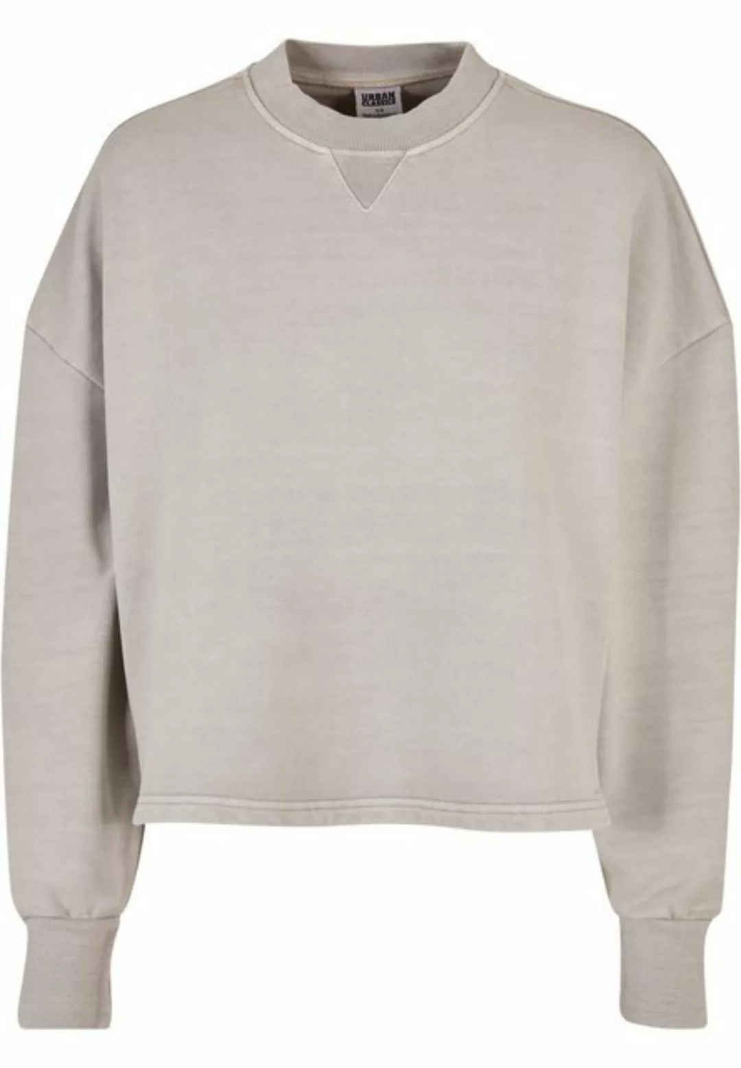 URBAN CLASSICS Sweater Urban Classics Damen Ladies Heavy Terry Garment Dye günstig online kaufen