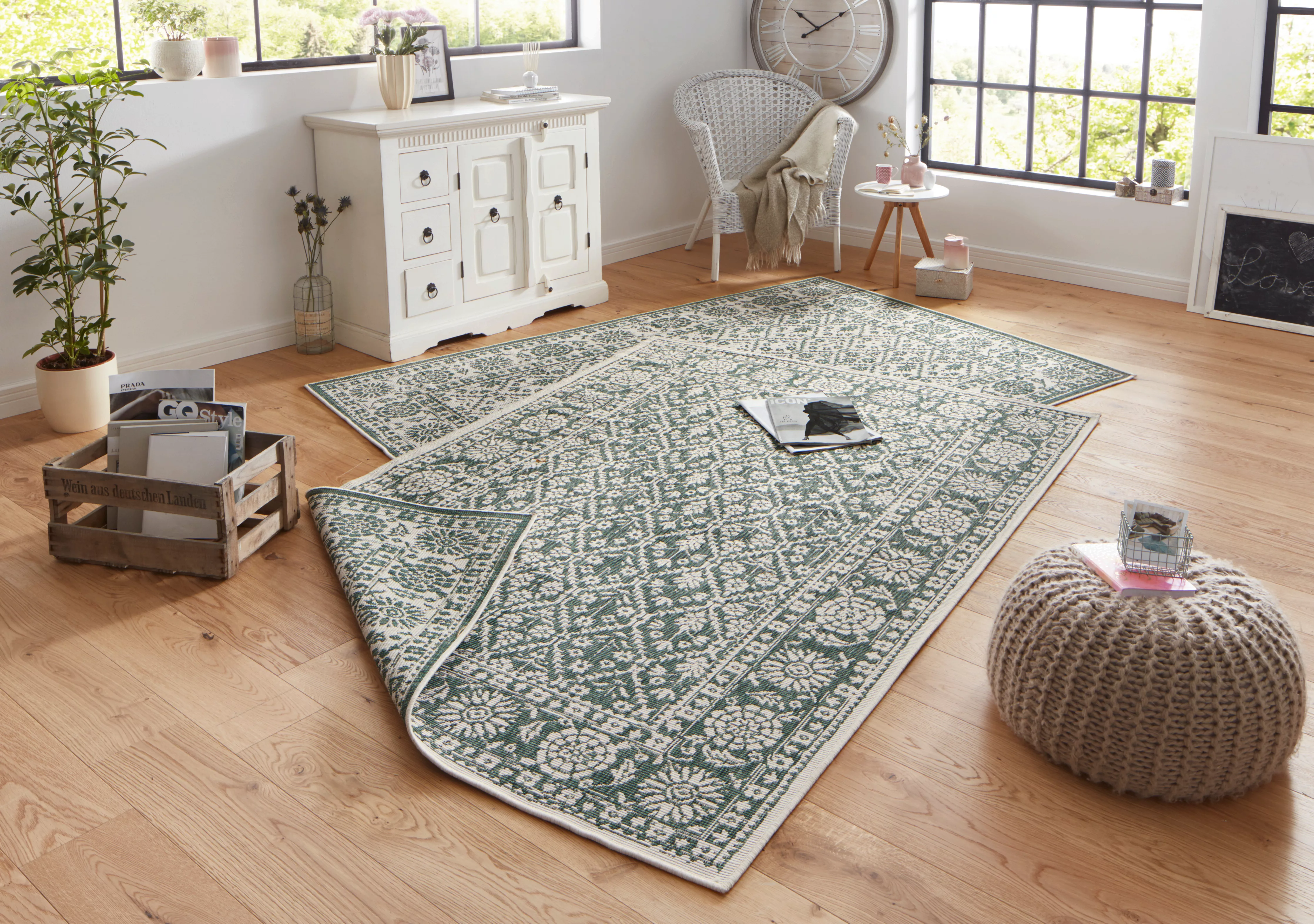 NORTHRUGS Teppich »Curacao«, rechteckig, 5 mm Höhe, In-& Outdoor, Läufer, W günstig online kaufen