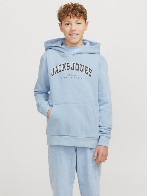 Jack & Jones Junior Kapuzensweatshirt JJECALEB VARSITY SWEAT HOOD NOOS JNR günstig online kaufen