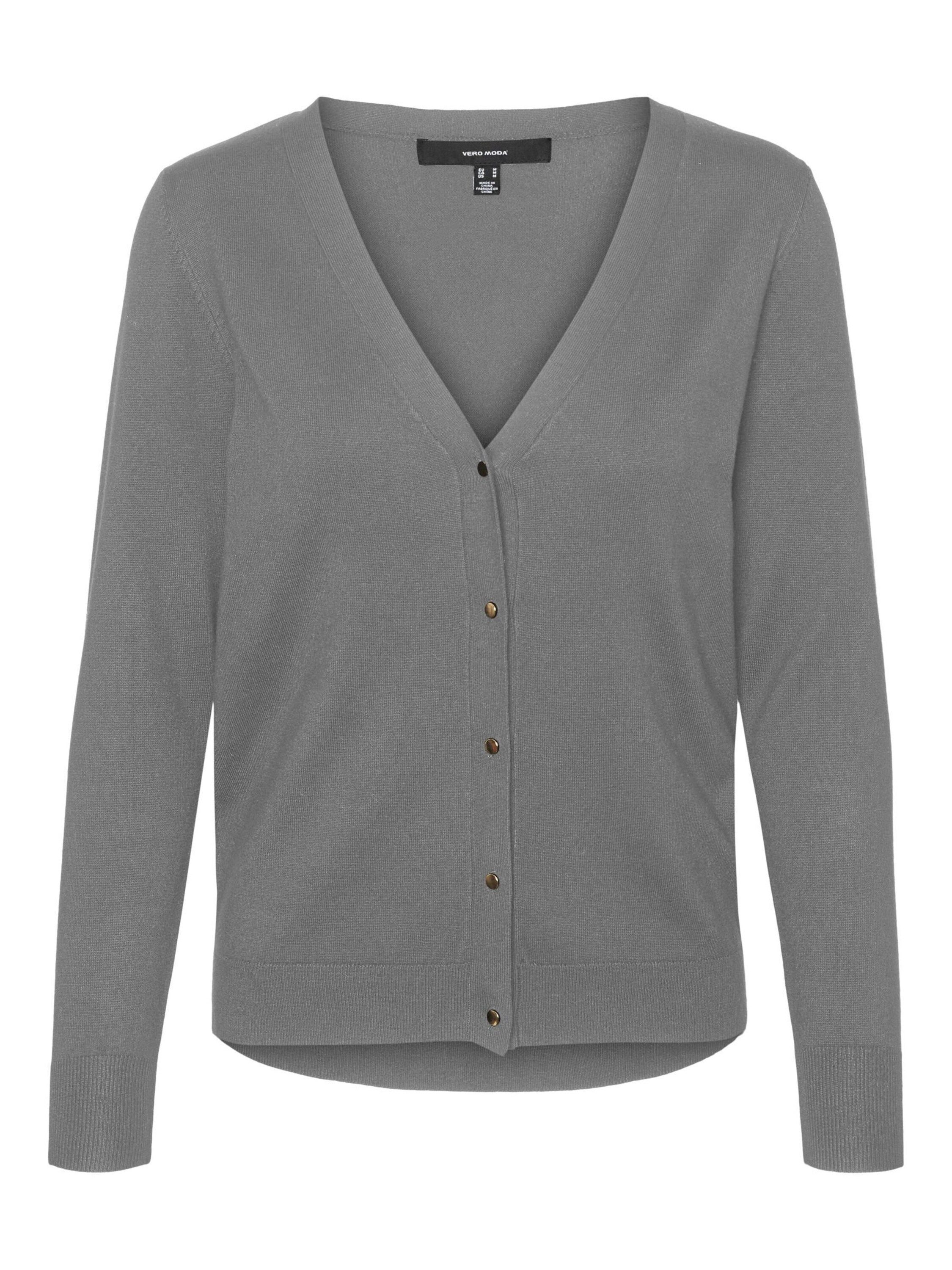 Vero Moda Strickjacke "VMSILJE LS V-NECK CARDIGAN GA NOOS" günstig online kaufen