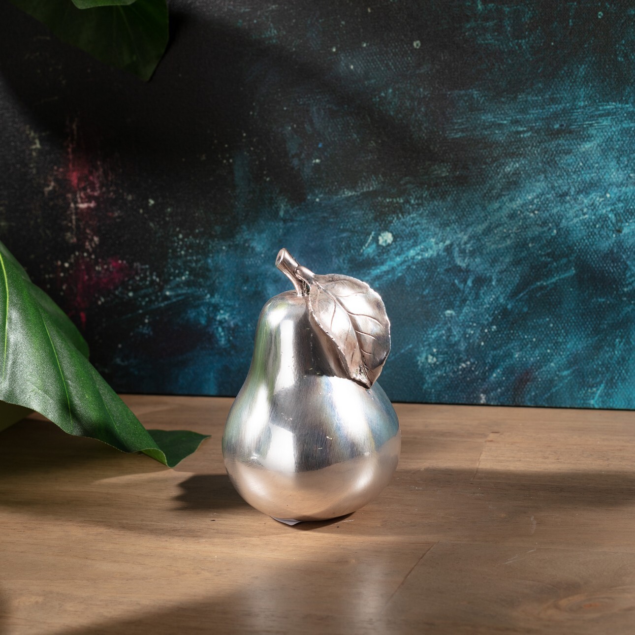 Dekoobjekt Silver Pear 16cm, 10 x 10 x 16 cm günstig online kaufen