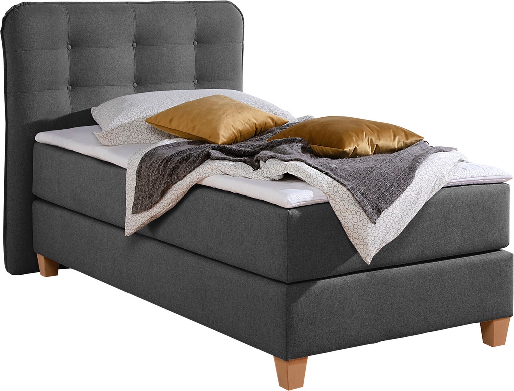 Home affaire Boxspringbett, inklusive Komfortschaum-Topper günstig online kaufen