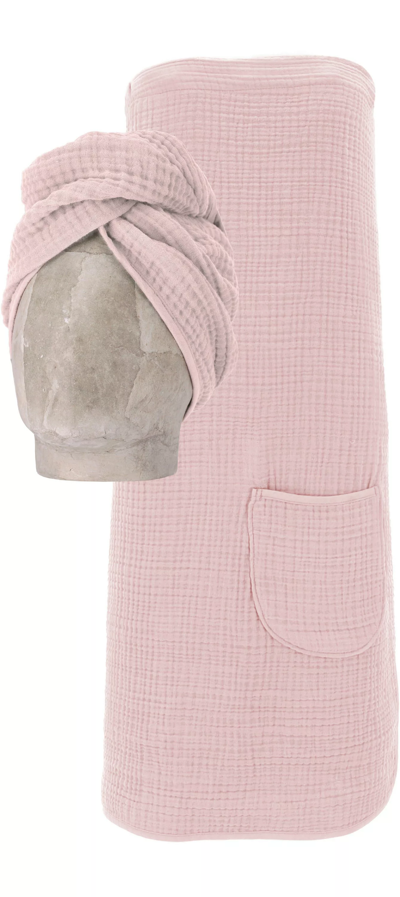 Vossen Kilt "Wellness Set", (2 St., Turban), Spa Dress + Turban in einem Se günstig online kaufen