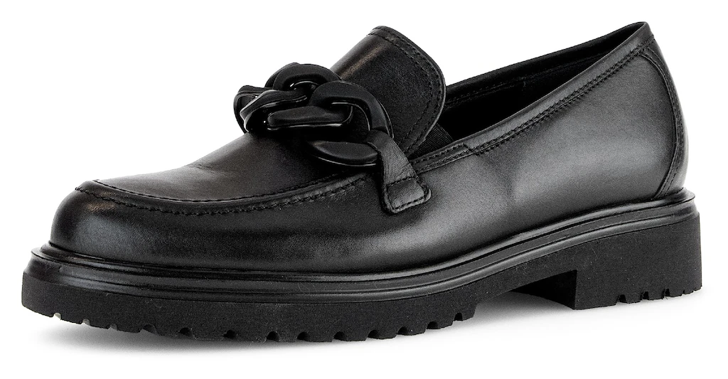 Gabor Loafer "Davos", Businessmode, Slipper, Schlupfschuh, Halbschuh, Weite günstig online kaufen