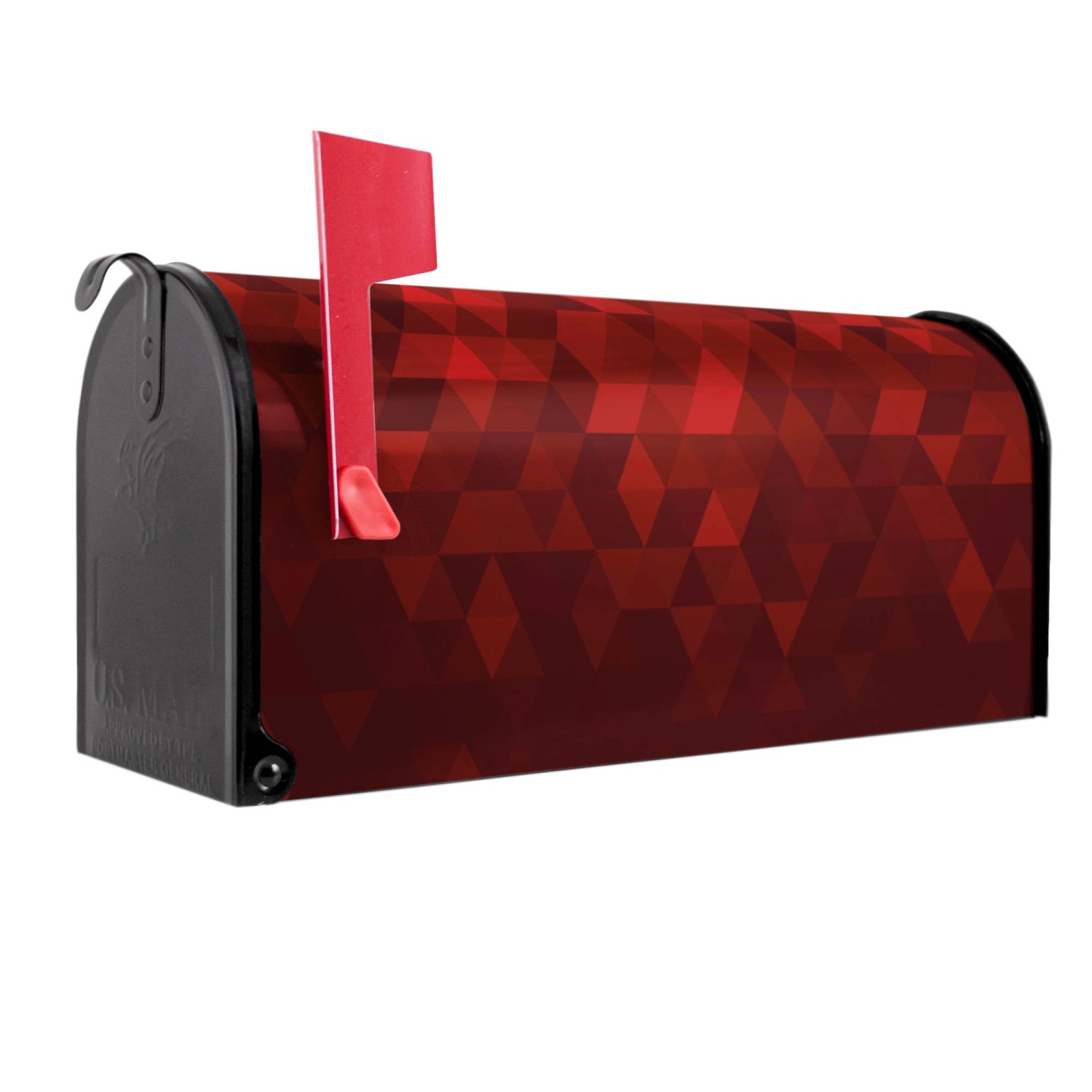 Banjado Amerikanischer Briefkasten Schwarz 48x22x16cm US Mailbox Letterbox günstig online kaufen