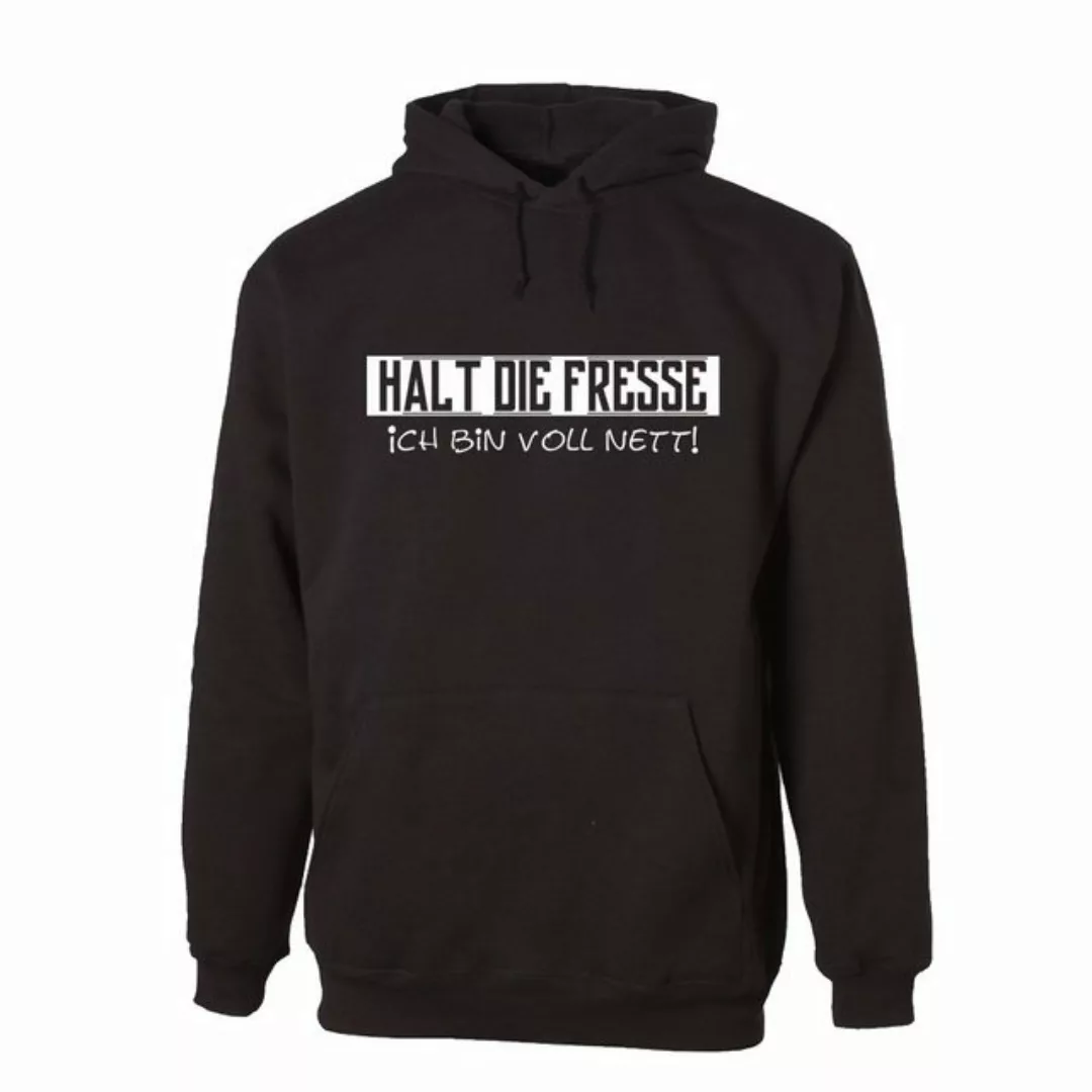 G-graphics Hoodie Halt die Fresse – Ich bin voll nett! Unisex, mit Frontpri günstig online kaufen