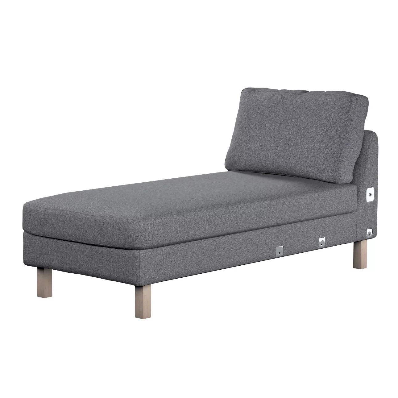 Bezug für Karlstad Recamiere Zustellsofa, kurz, dunklegrau, Bezug für Karls günstig online kaufen