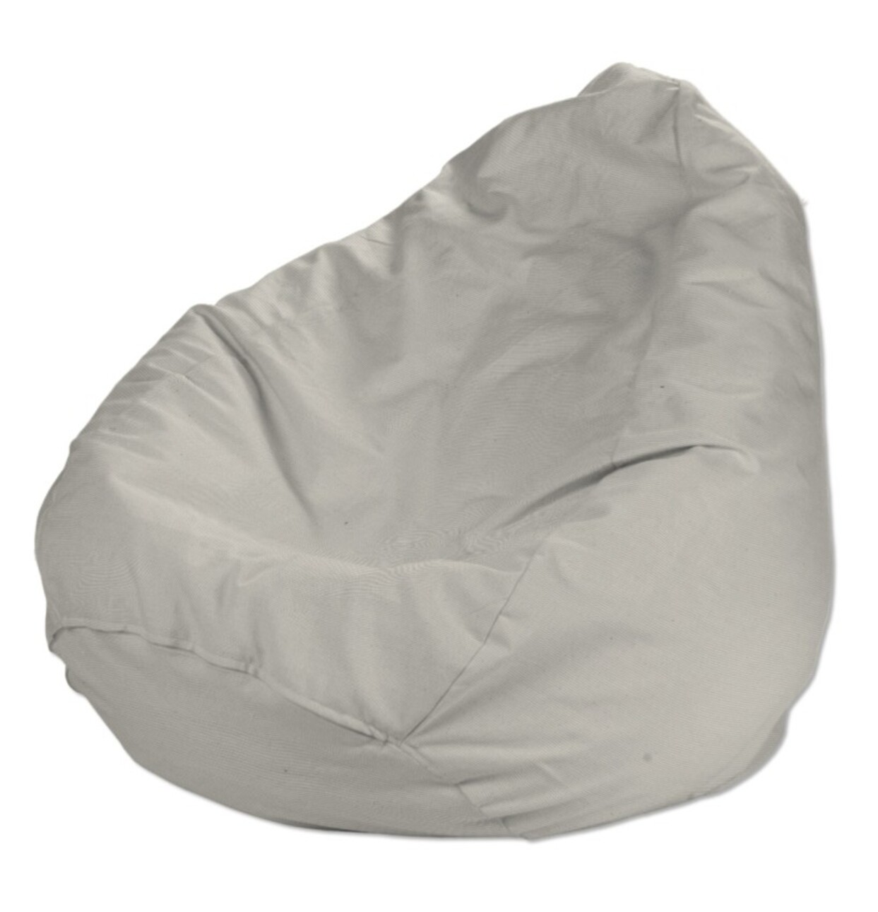 Sitzsack, hellgrau , Ø60 x 105 cm, Cotton Panama (702-45) günstig online kaufen