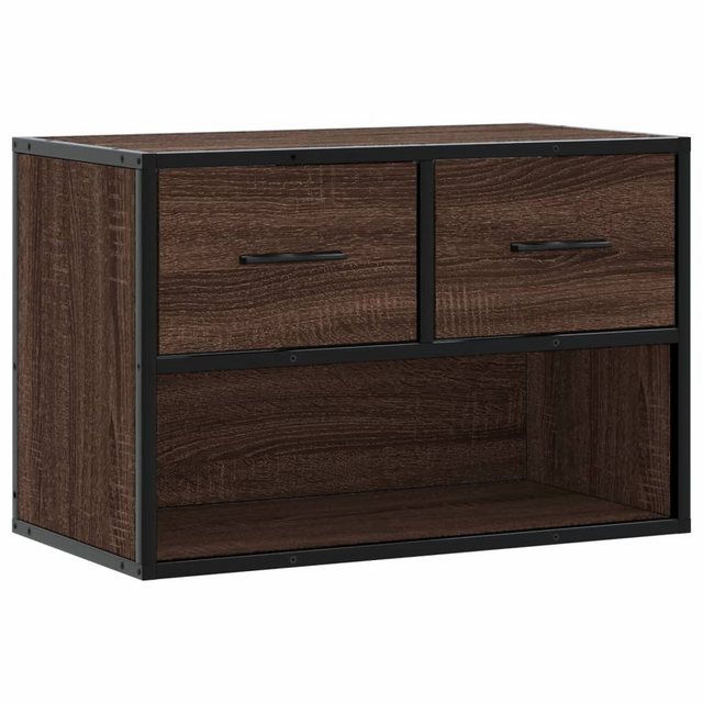 vidaXL TV-Schrank TV-Schrank Braun Eiche 60x31x39,5 cm Holzwerkstoff und Me günstig online kaufen