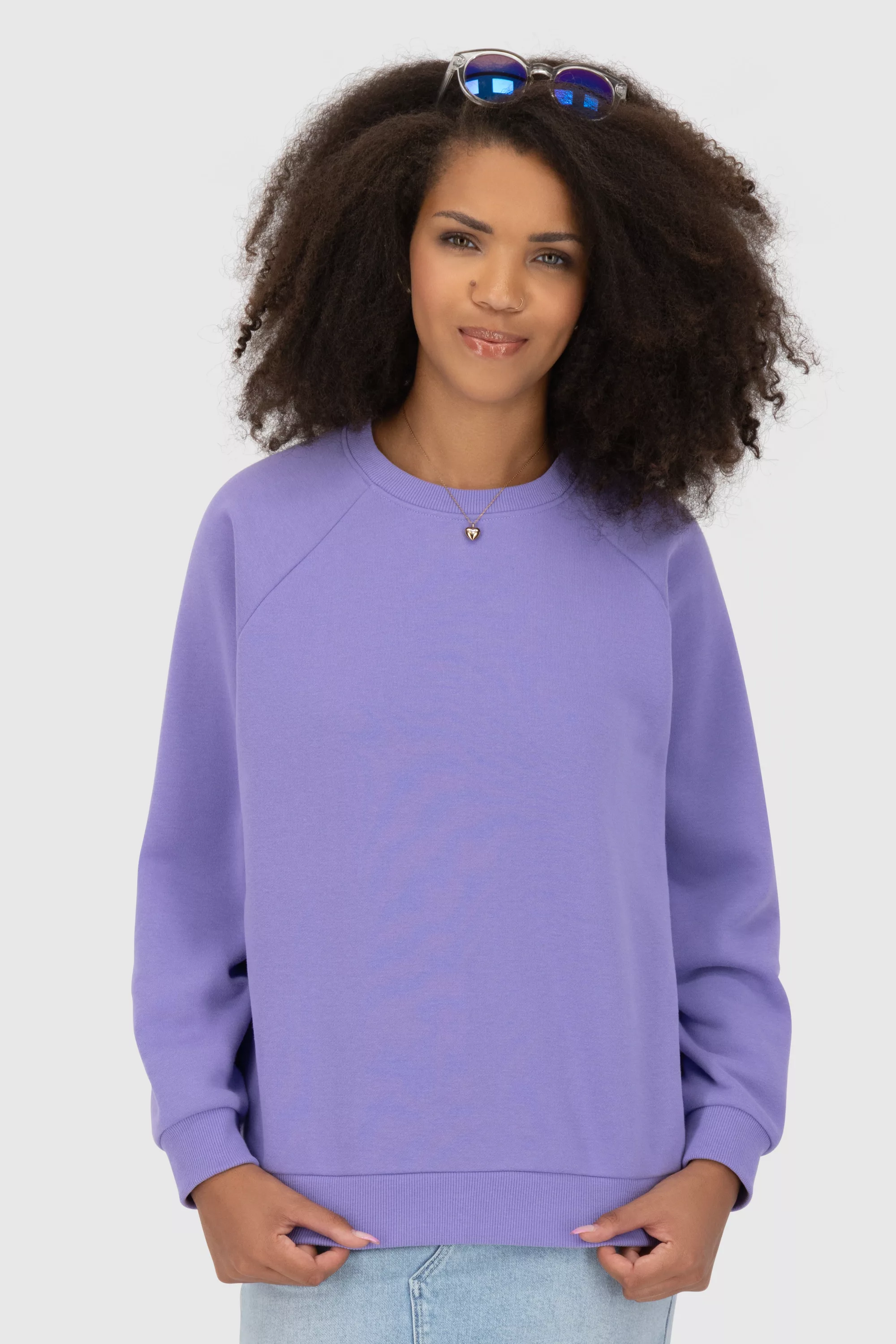 Alife & Kickin Kapuzensweatshirt "Damen NeaAK A", Basic Pullover mit Rundha günstig online kaufen