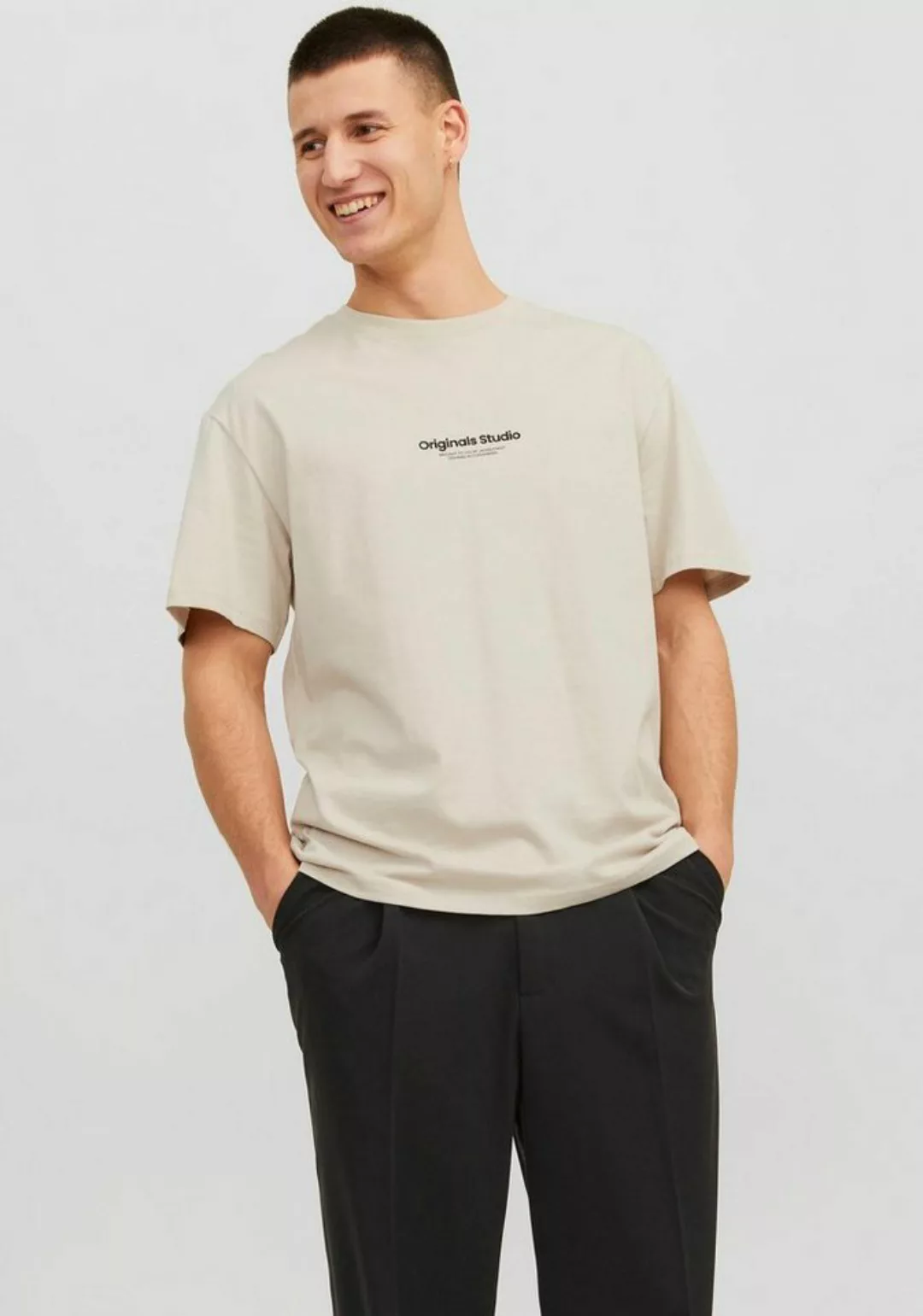 Jack & Jones Herren Rundhals T-Shirt JORVESTERBRO PHOTO - Regular Fit günstig online kaufen