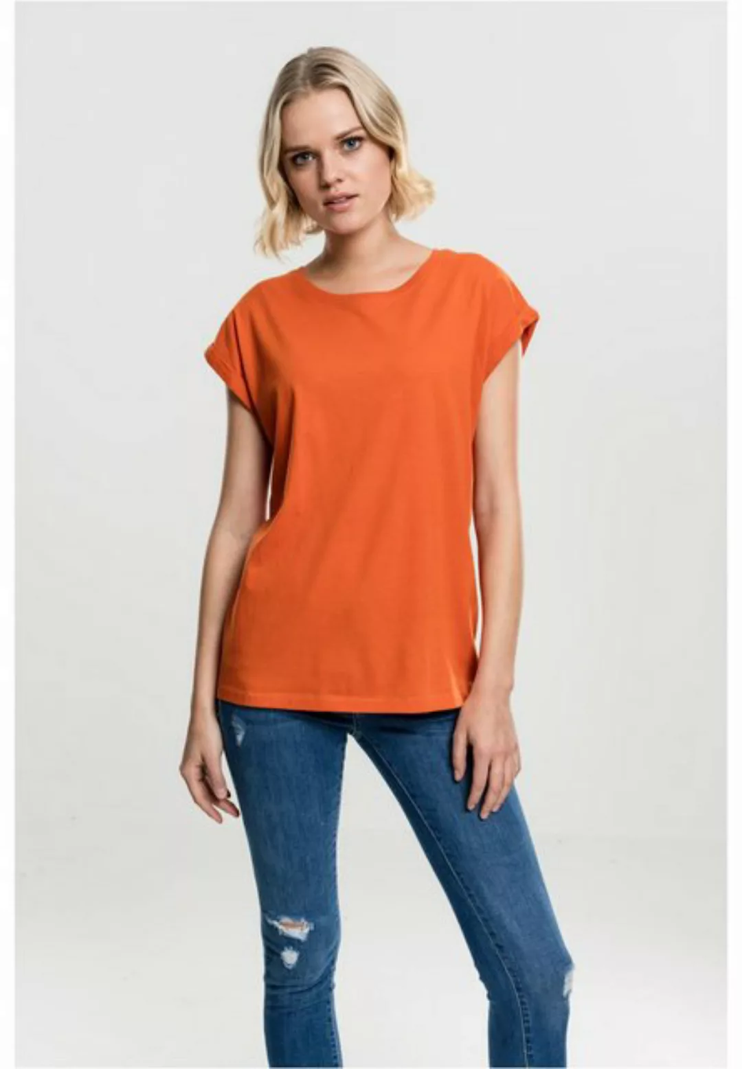 URBAN CLASSICS T-Shirt TB771 - Ladies Extended Shoulder Tee rust orange XXL günstig online kaufen