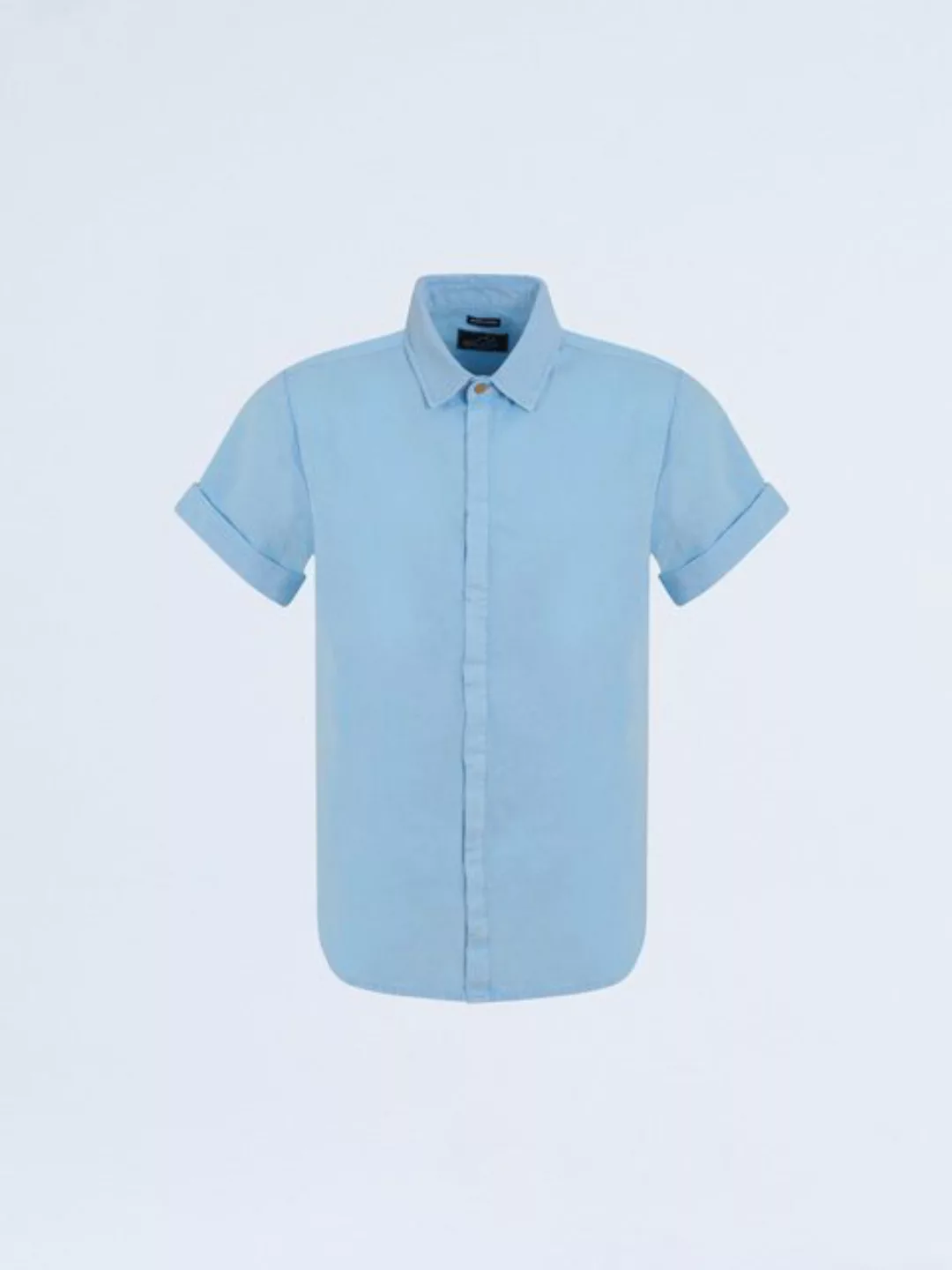 Miracle of Denim Kurzarmhemd Men Shirt Linen (1-tlg) günstig online kaufen