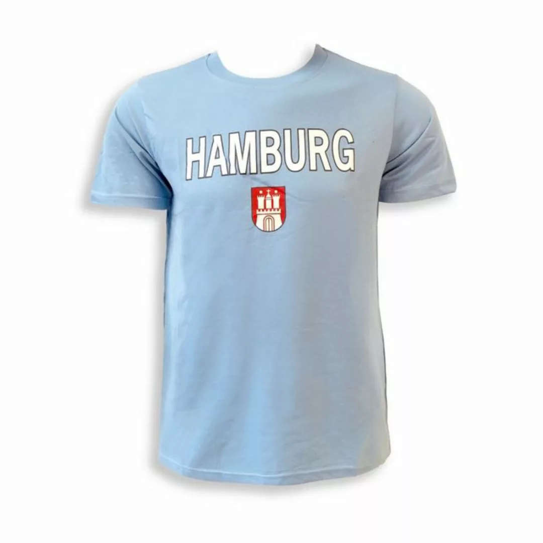 Sonia Originelli T-Shirt T-Shirt Herren "Hamburg Classic" Wappen Baumwolle günstig online kaufen