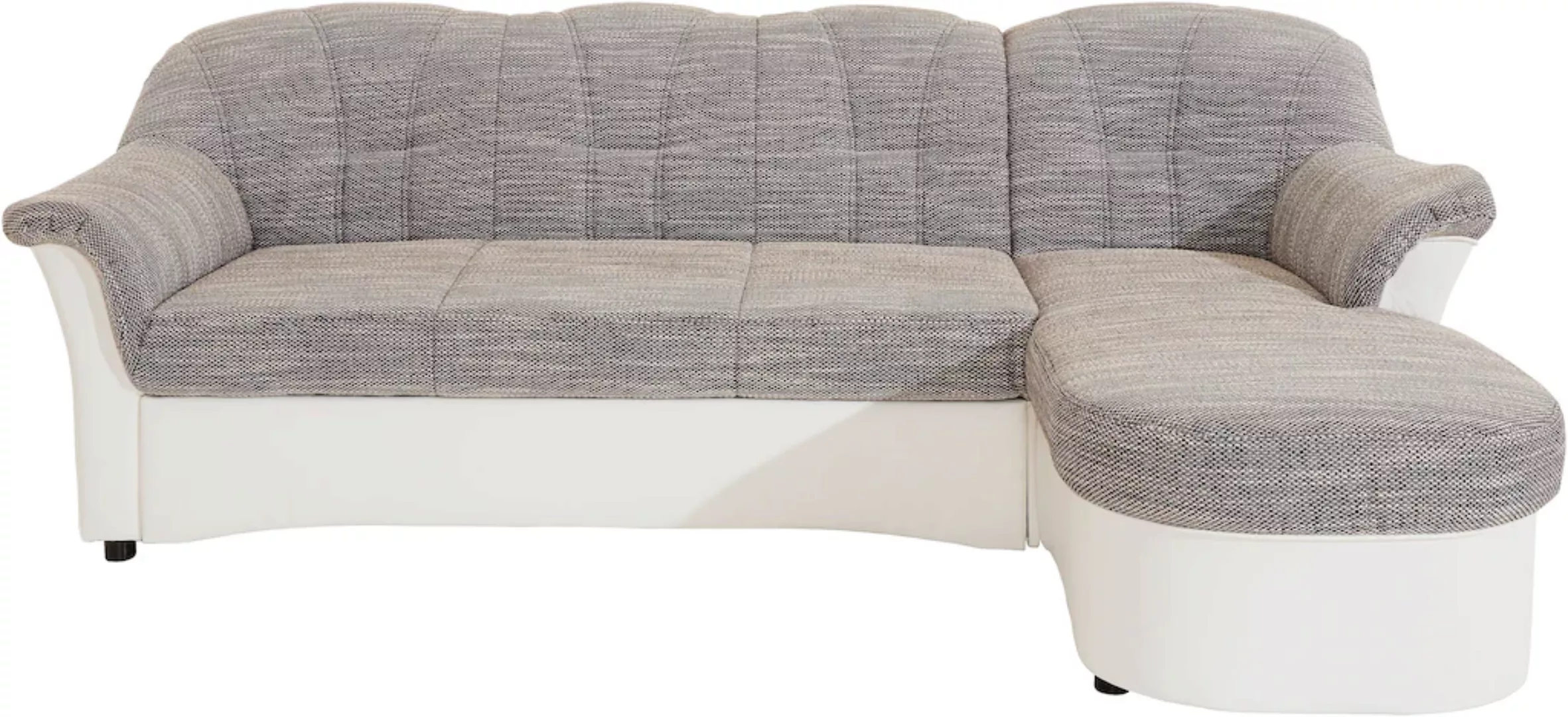 DOMO collection Ecksofa "Flores Schlafsofa, B/T/H: 233/142/86 cm, L-Form", günstig online kaufen