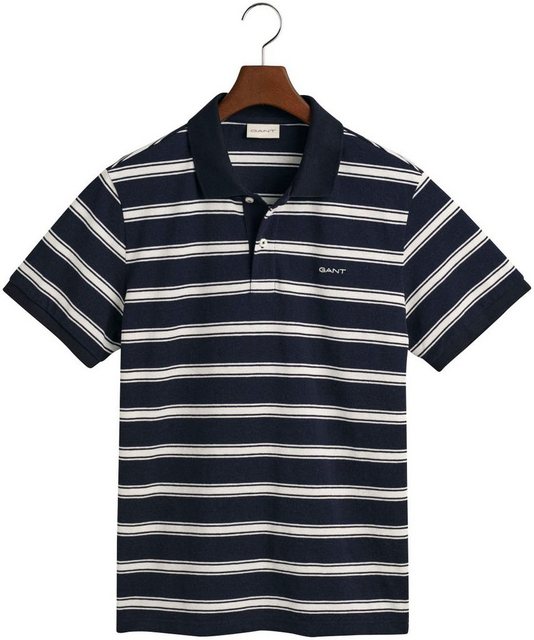 Gant Poloshirt STRIPE SS POLO mit Logostickerei auf der Brust günstig online kaufen