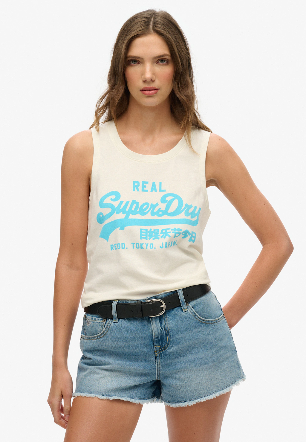 Superdry Tanktop "VL NEON SCOOP NECK TANK" günstig online kaufen