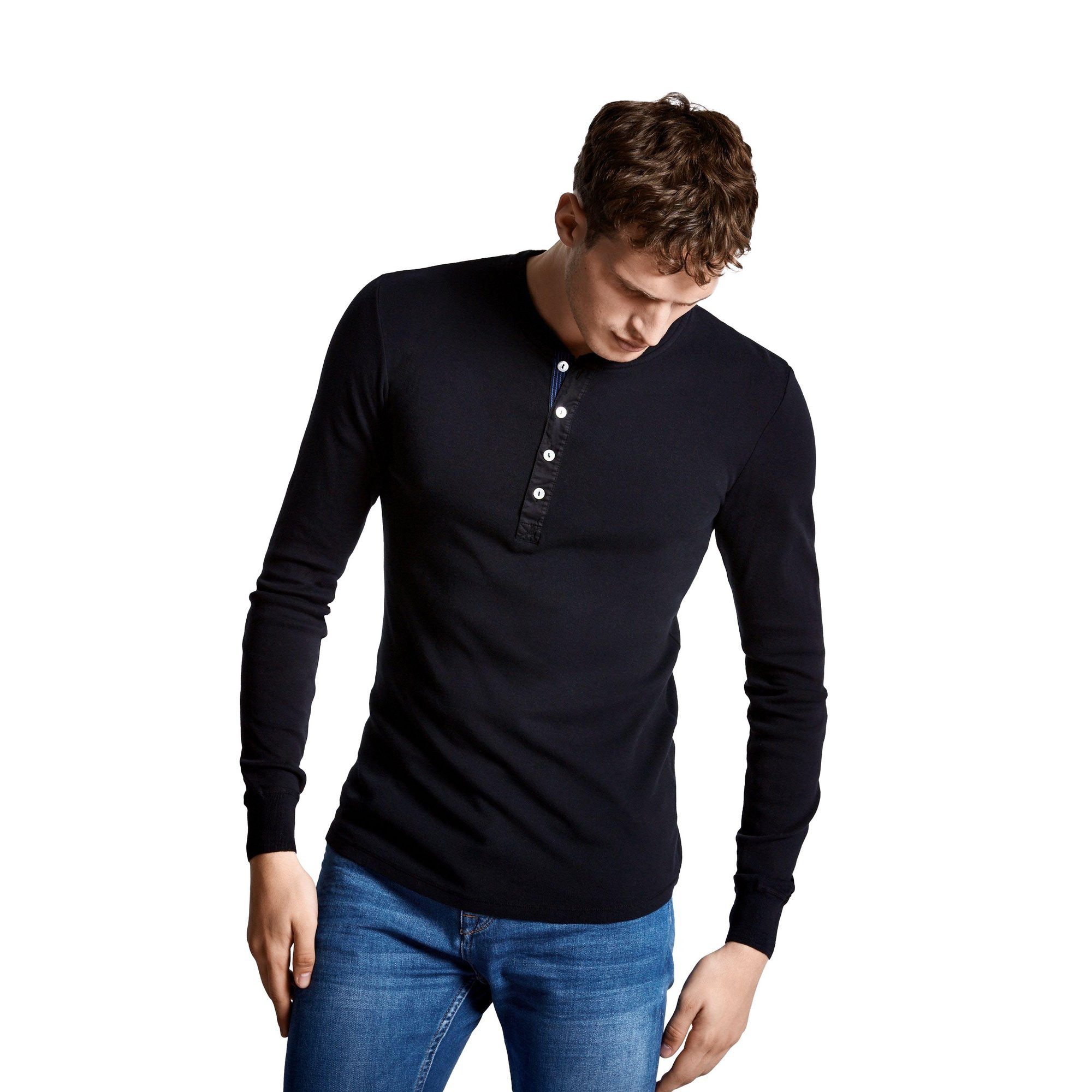 SCHIESSER REVIVAL T-Shirt Herren Longsleeve 1er günstig online kaufen
