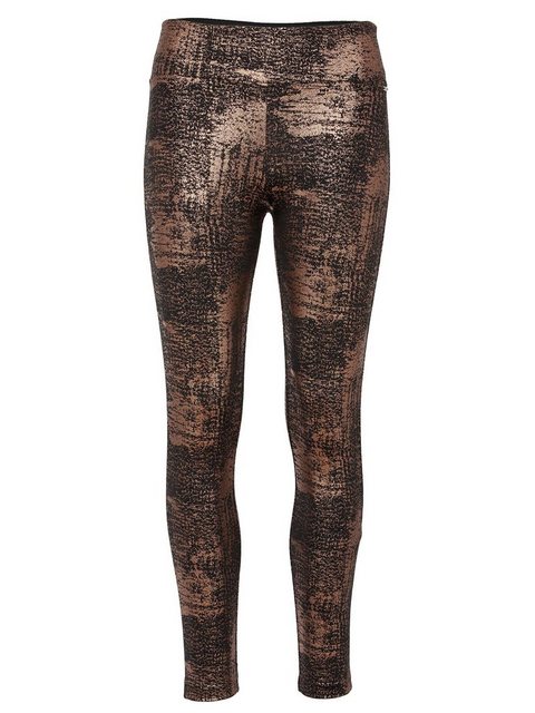 Sarah Kern Leggings Stoffhose figurbetont mit Schimmer-Print günstig online kaufen