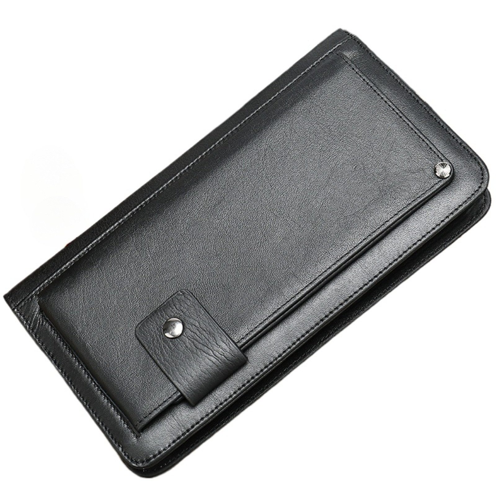 YUBRO-STUDIO Clutch Herren Geldbörse Echtleder Großes günstig online kaufen