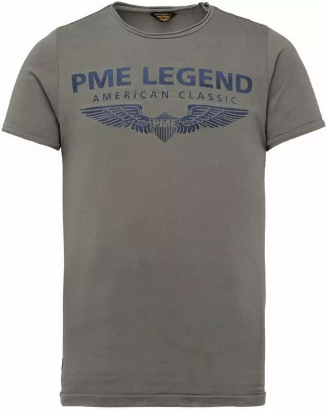 PME LEGEND Rundhalsshirt mit Logoprint günstig online kaufen