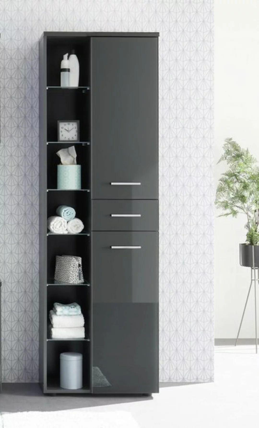 freiraum Hochschrank Grey 60 x 192 x 32 cm (B/H/T) günstig online kaufen