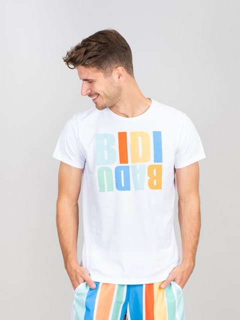 BIDI BADU Kurzarmshirt Paris Kurzarmshirt für Heren in weiß günstig online kaufen