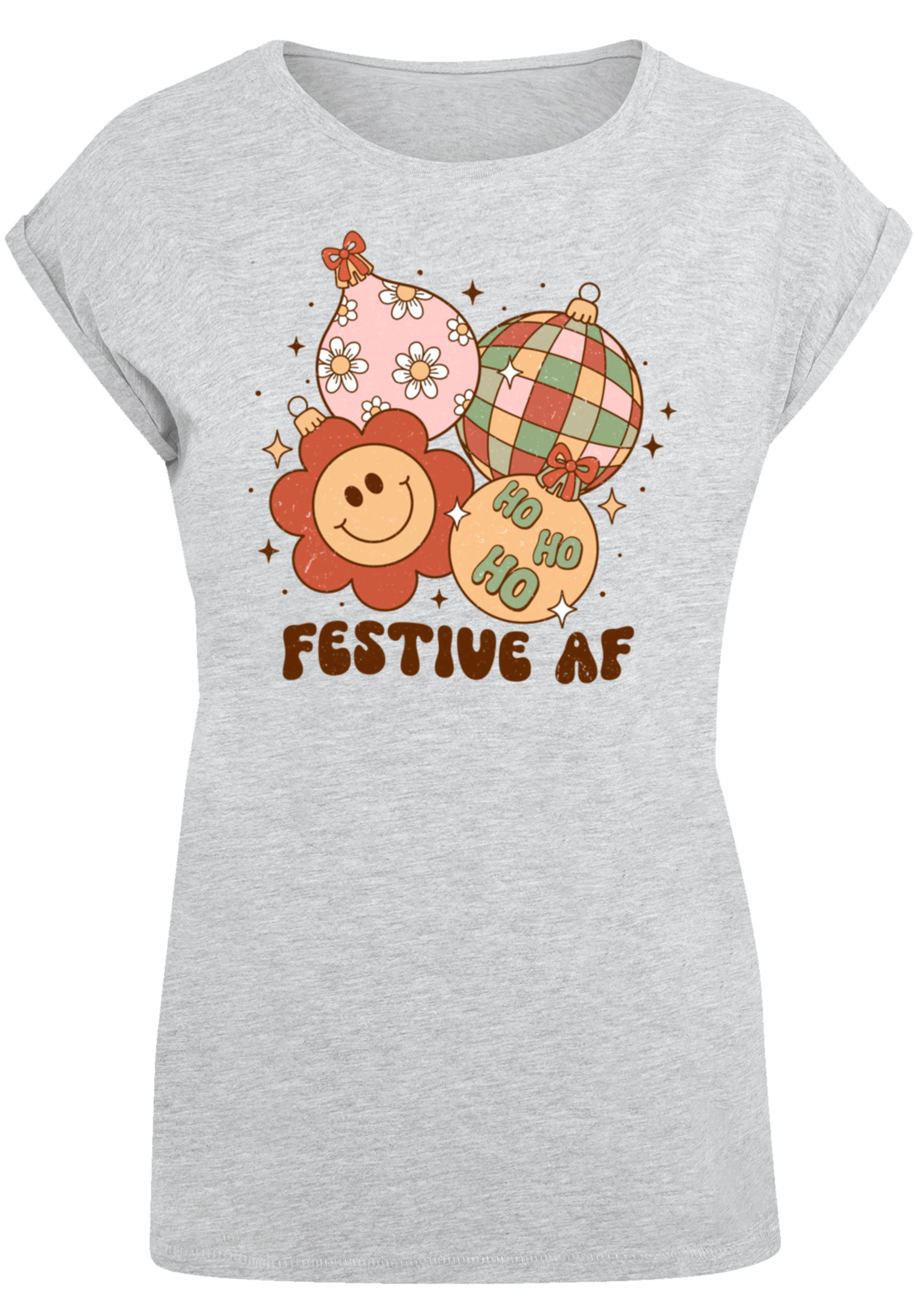 F4NT4STIC T-Shirt Festive AF Weihnachten Tree Balls Premium Qualität, Weihn günstig online kaufen