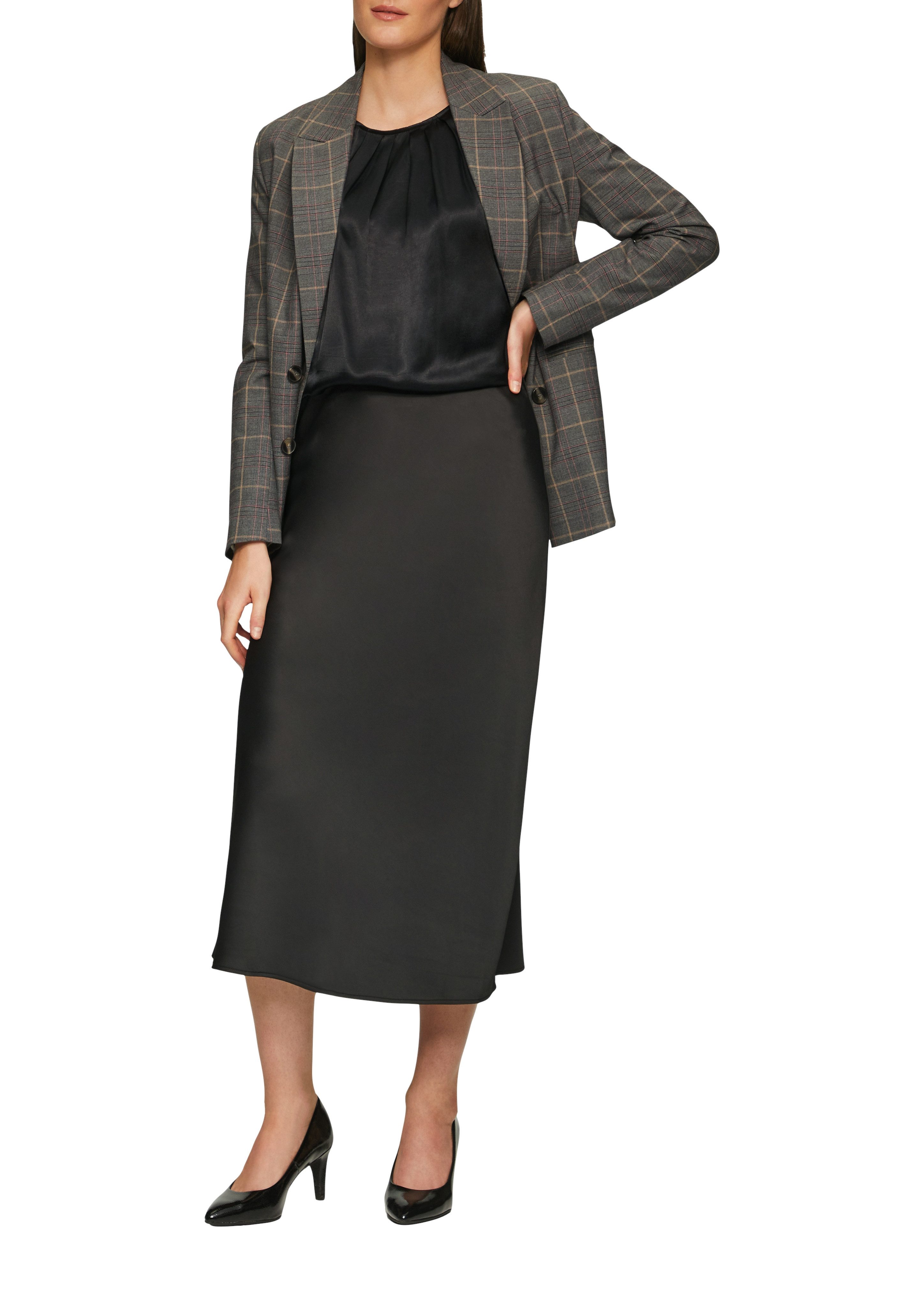 s.Oliver BLACK LABEL Langarmshirt mit U-Boot günstig online kaufen
