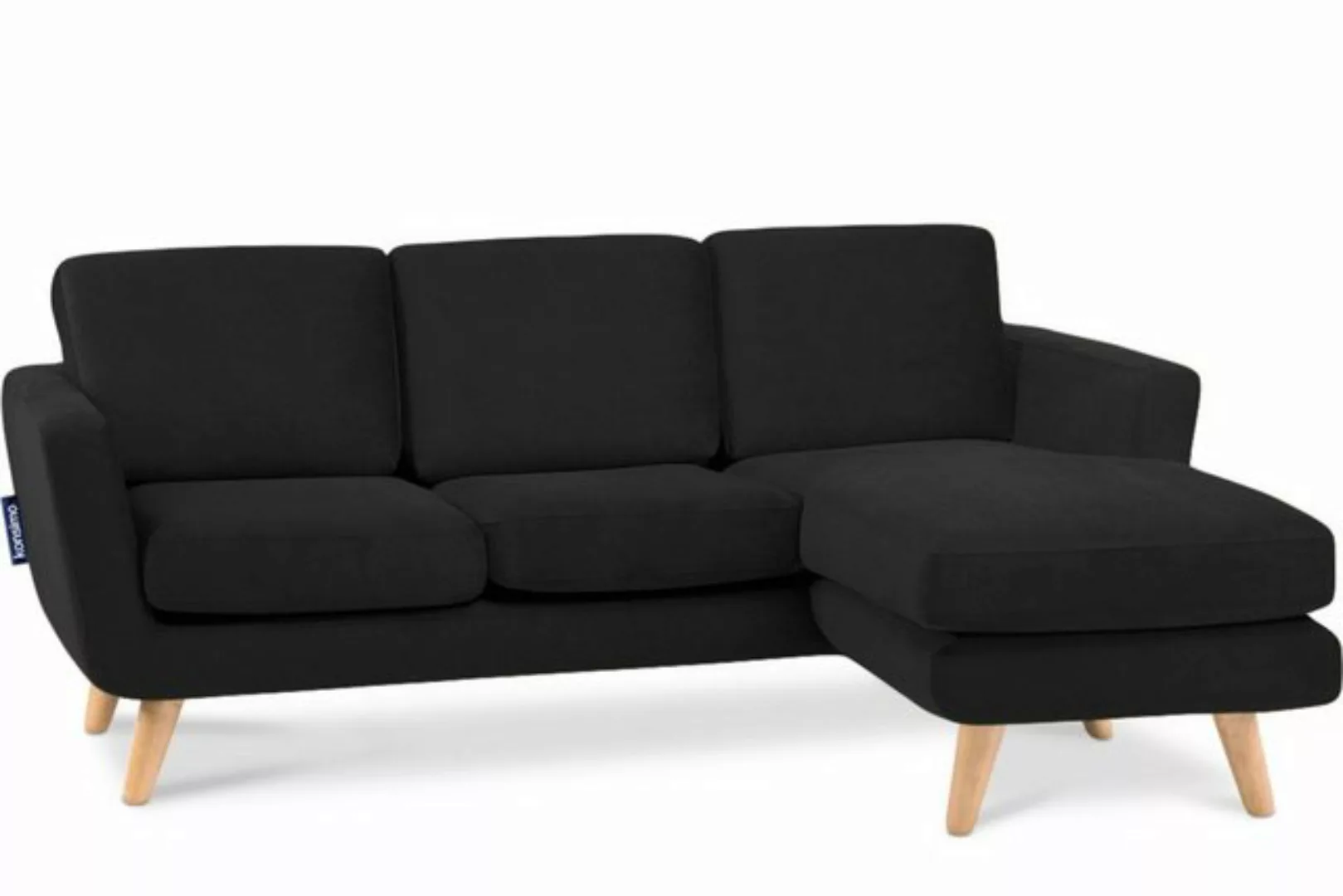 KONSIMO Ecksofa TAGIO rechts, Scandi-Stil, mit Armlehnen, Made in Europa, G günstig online kaufen