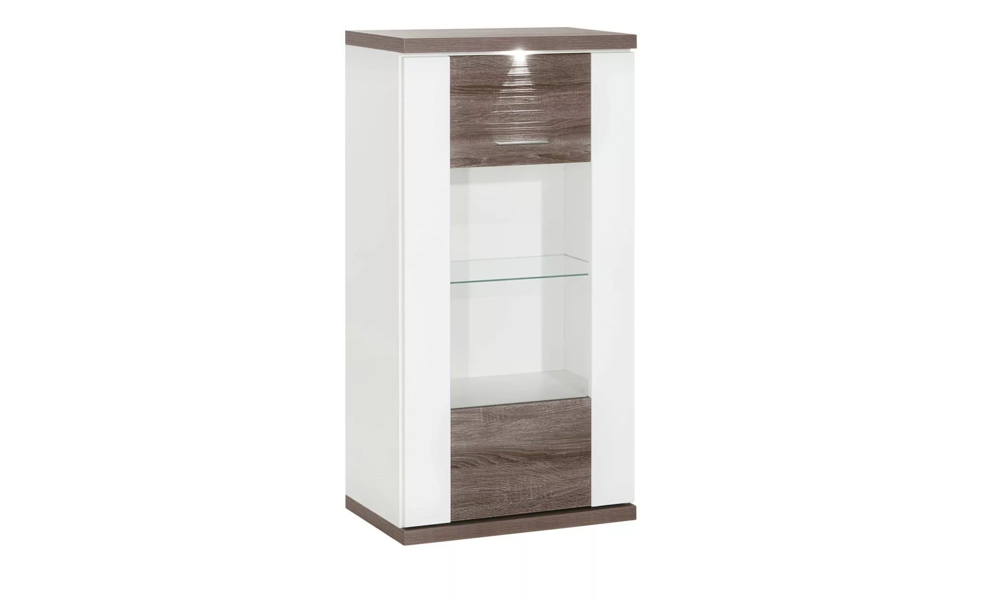 uno Vitrine   Titan ¦ holzfarben ¦ Maße (cm): B: 66 H: 131 T: 42 Kommoden & günstig online kaufen