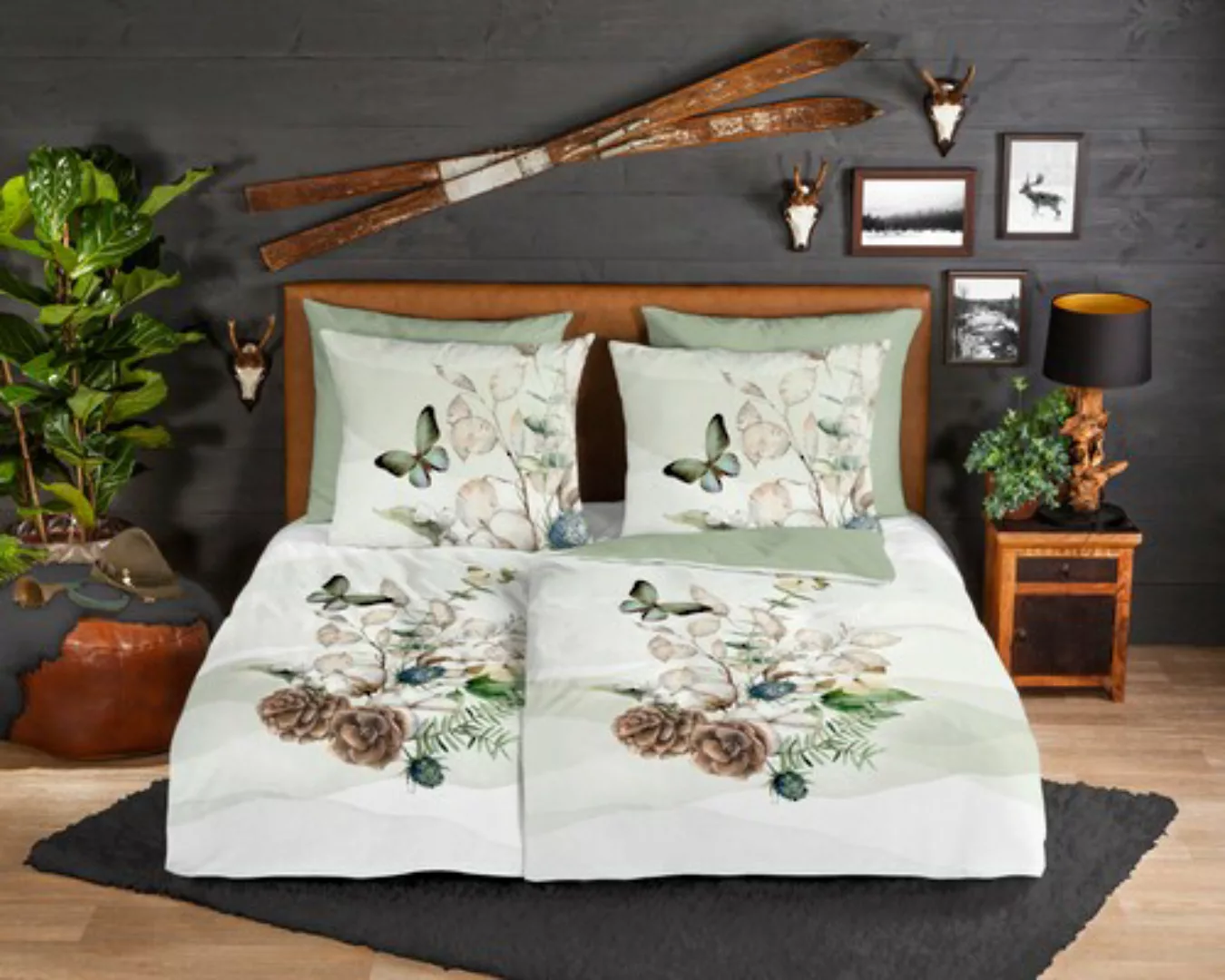 good morning Wendebettwäsche »Lesli«, Baumwolle, 135x200, 2 Teilig, Reißver günstig online kaufen