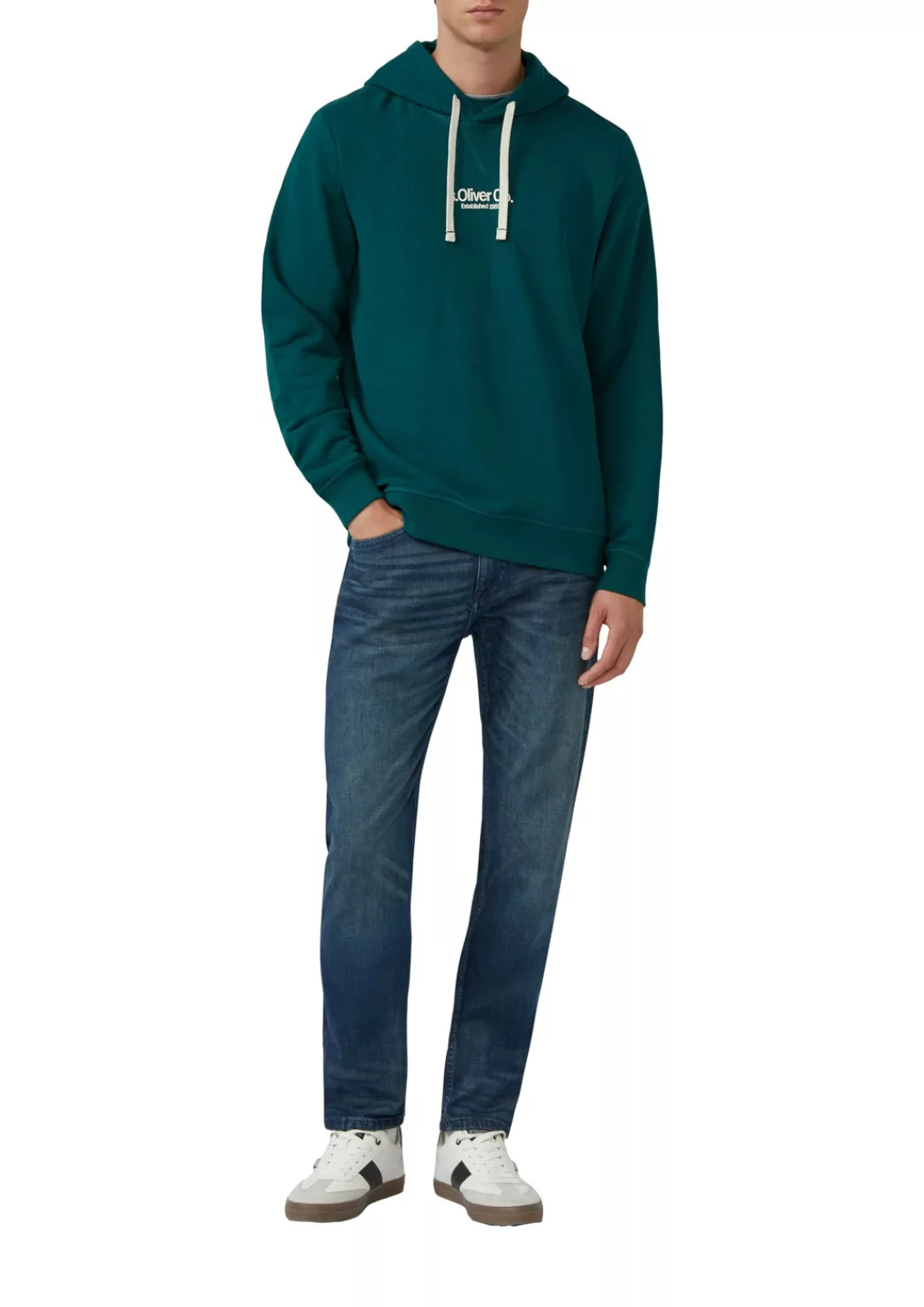 s.Oliver Hoodie, mit Logo Schriftzug günstig online kaufen