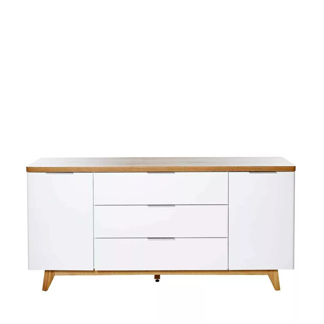 TV Board Sideboard im Skandi Design 160 cm breit günstig online kaufen