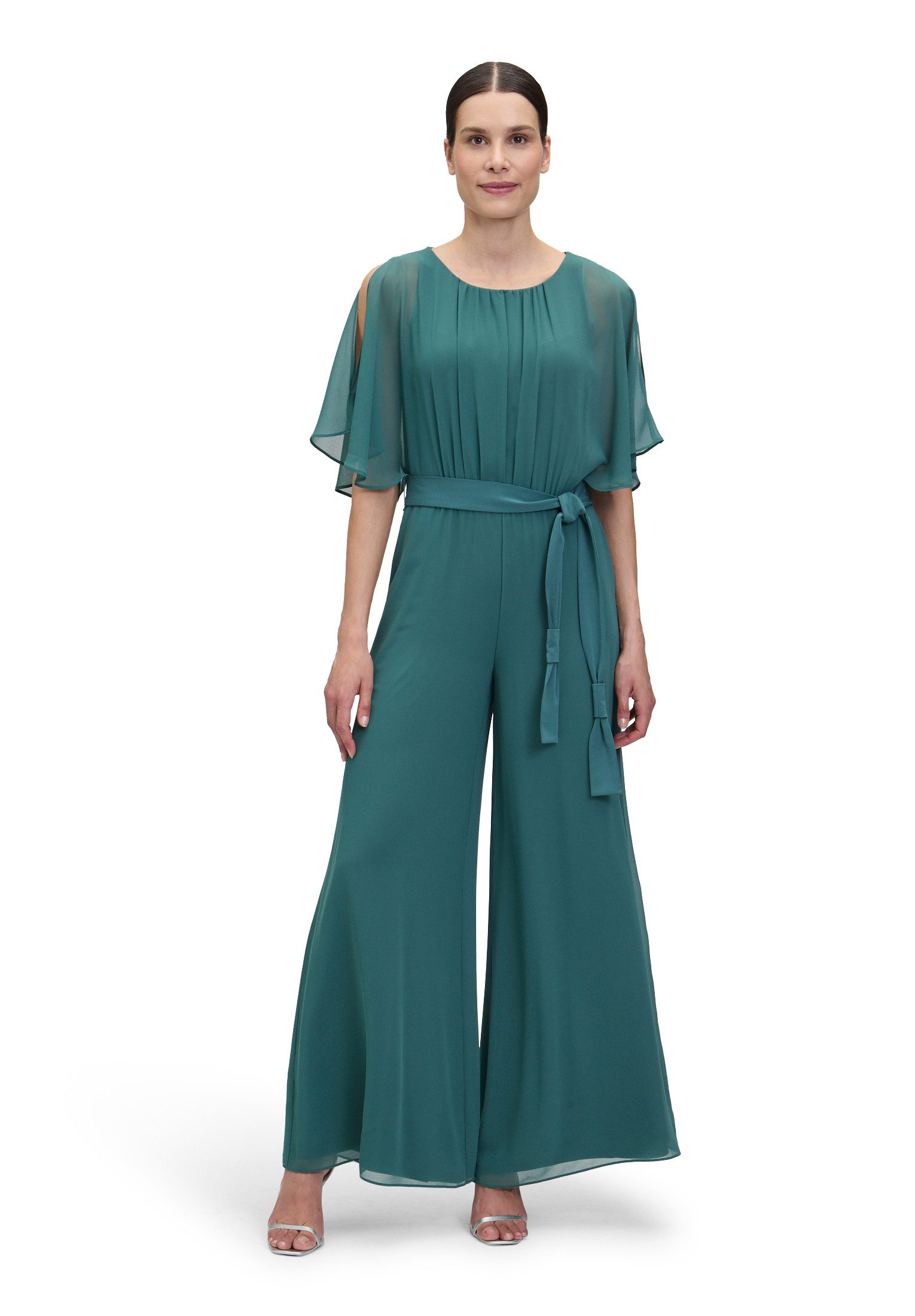 Vera Mont Overall "Vera Mont Damen Jumpsuit mit Bindegürtel", (1 tlg.), Des günstig online kaufen